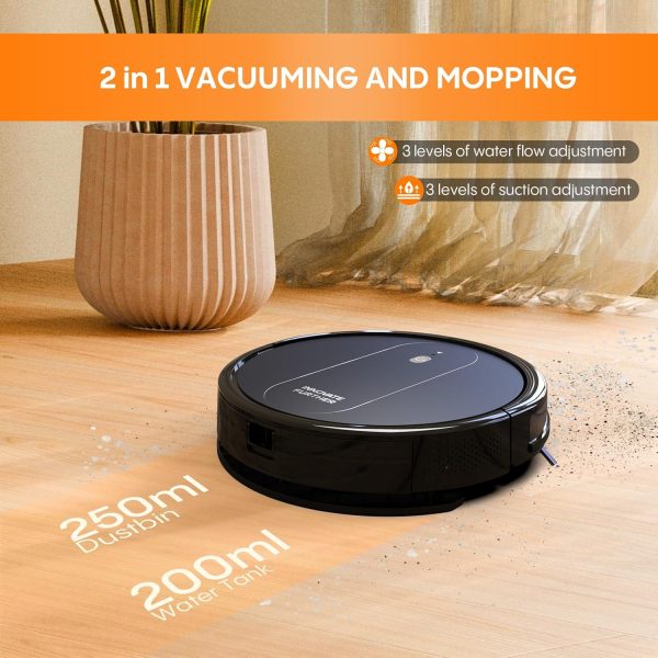 Lunorexia 3-in-1 Robot Vacuum and Mop Strong Suction Vacuum Robot - Image 2