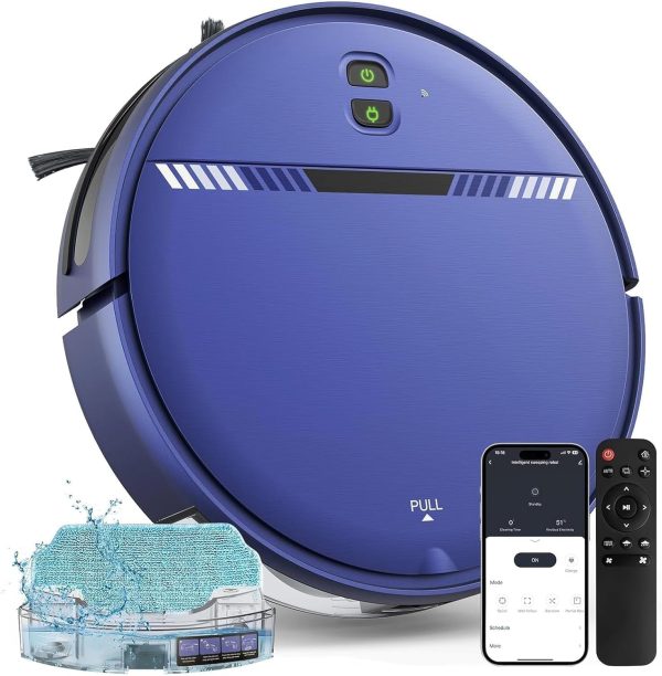 Lunorexia and Mop Combo, Robotic Vacuum Cleaner 2 in 1 with WiFi