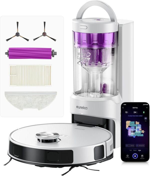 Lunorexia E20 Plus Robot Vacuum and Mop Combo, Robot Vacuum
