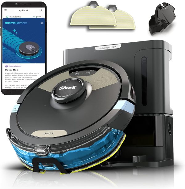 Lunorexia Vacuum & Mop Combo, Powerful Suction, Matrix Plus, 60-Day Debris